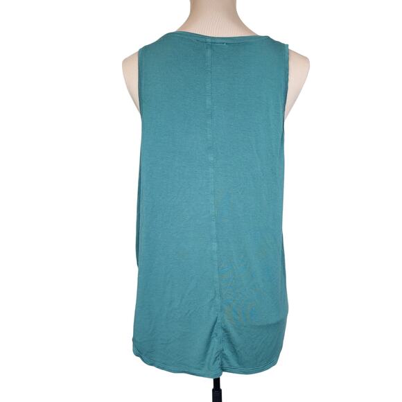 Double Zero Lovely Large Green Tank Top - Picture 2 of 4